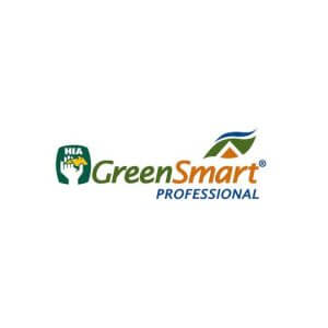 Certification badge for Housing Industry Association Green Smart Professional